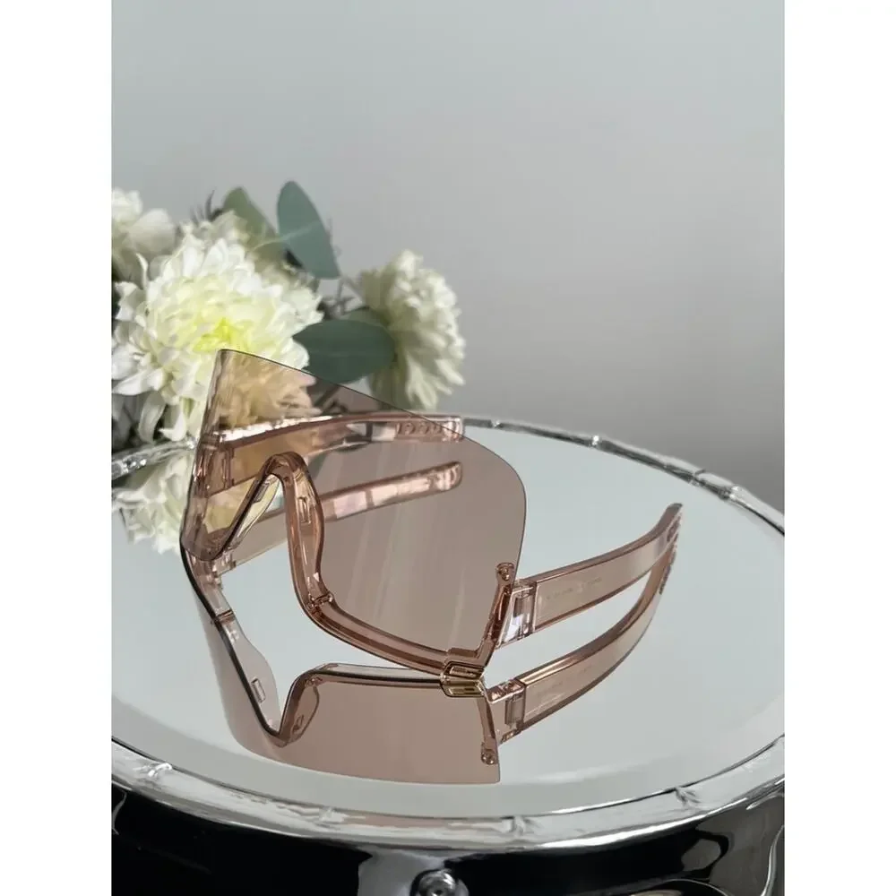 NEW Gucci GG1631S Pink Mask Shield Sunglasses